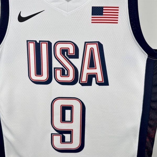 Maillot USA 9 HALIBURTON NBA Basket