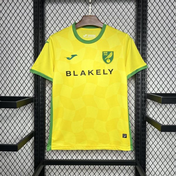 Norwich City FC maillot foot domicile 2024 2025