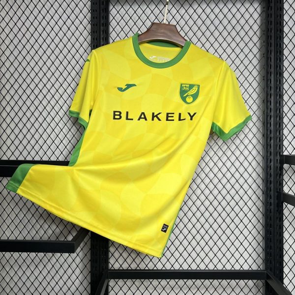 Norwich City FC maillot foot domicile 2024 2025