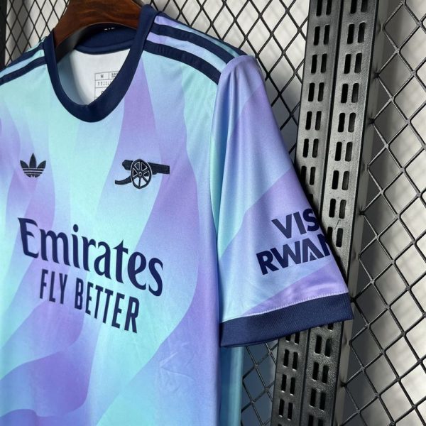 Camisa de futebol do Arsenal 2024 2025 Terceira