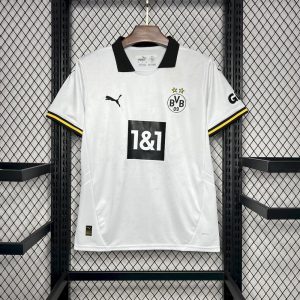 Camisa de futebol Borussia Dortmund 2024 2025 terceira branca