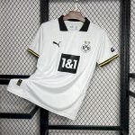 Camisa de futebol Borussia Dortmund 2024 2025 terceira branca