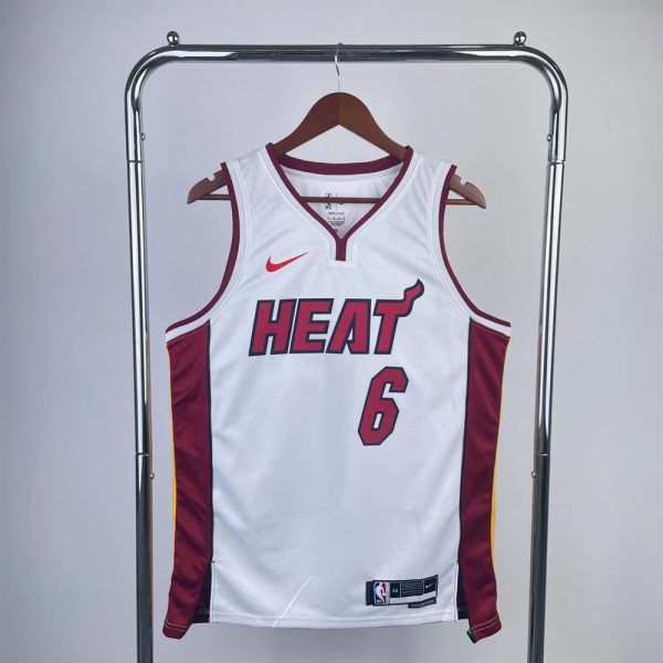 Miami Heat 6 JAMES NBA Basketball Jersey