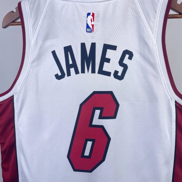 Miami Heat 6 JAMES NBA Basketball Jersey