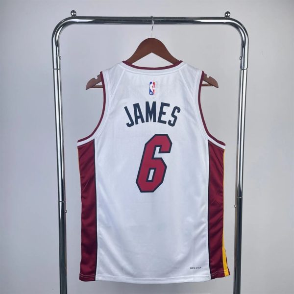 Miami Heat 6 JAMES NBA Basketball Jersey