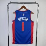 Detroit Pistons IVERSON 1 NBA Basketball Jersey 2023 2024