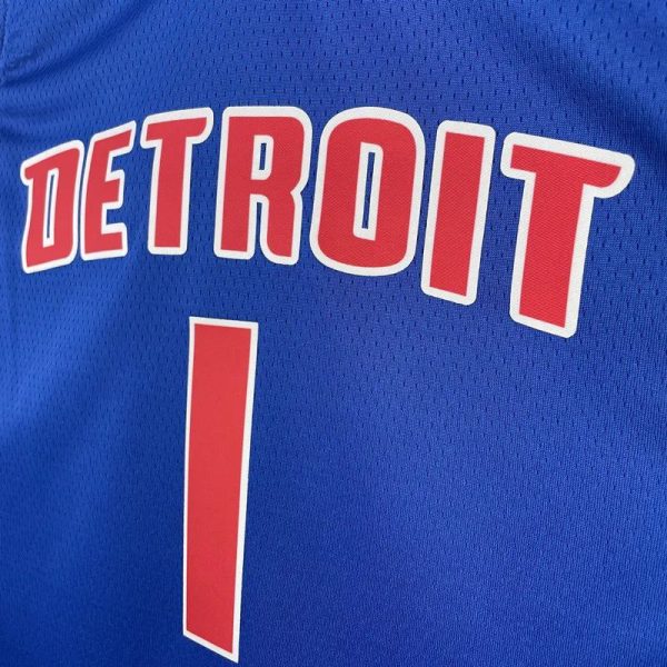 Detroit Pistons IVERSON 1 NBA Basketball Jersey 2023 2024