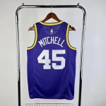 Utah Jazz MITCHELL 45 NBA-Basketballtrikot 2023 2024