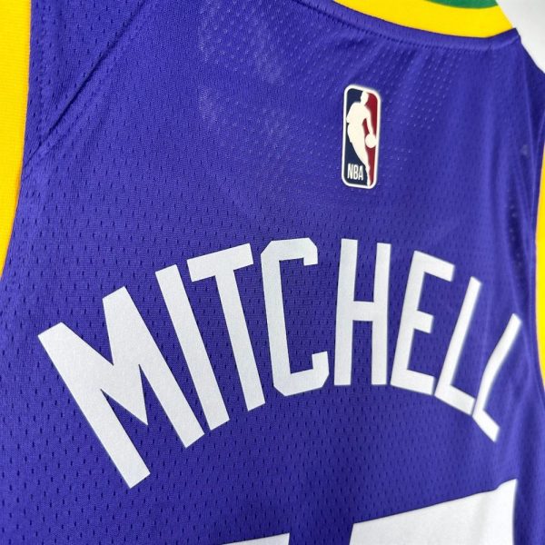 Utah Jazz MITCHELL 45 NBA-Basketballtrikot 2023 2024