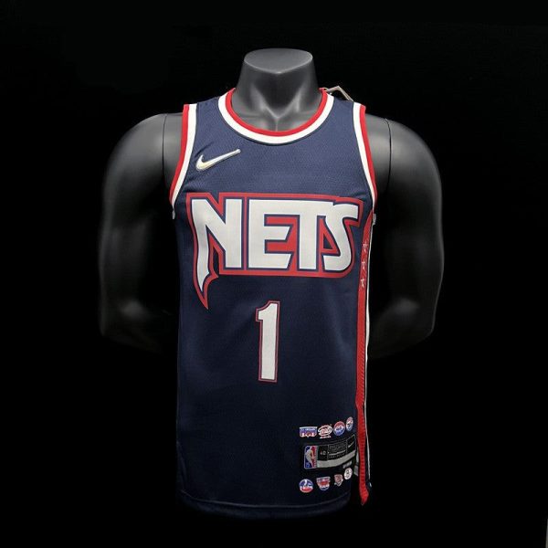 Brooklyn Nets 1 BRIDGES NBA Basketball Jersey