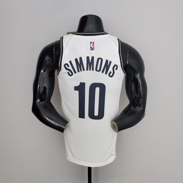 Maillot Brooklyn Nets 10 Simmons  NBA Basket