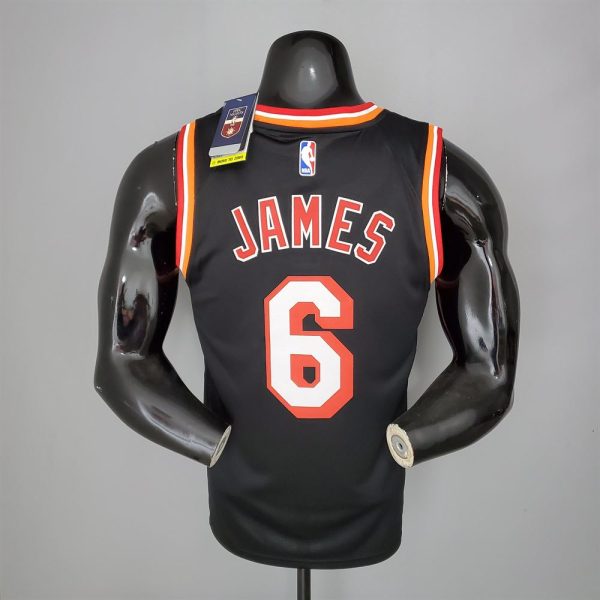 Miami Heat 6 JAMES NBA Basketball Jersey