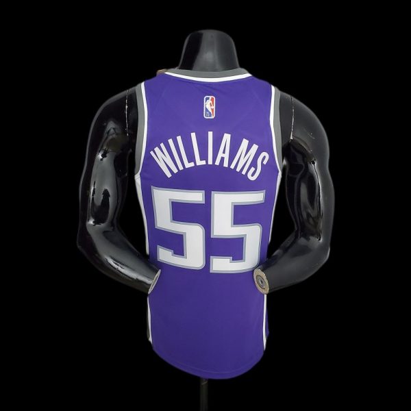 Maglia da basket NBA dei Sacramento Kings 55 Williams