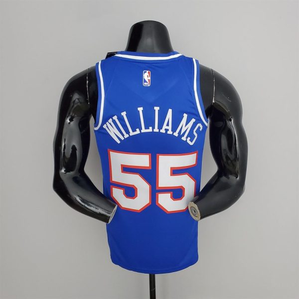 Sacramento Kings 55 Williams NBA Basketball Jersey