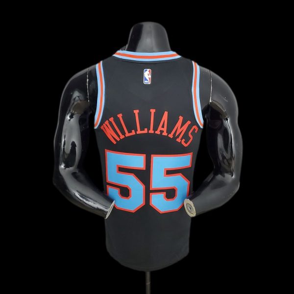 Maglia da basket NBA dei Sacramento Kings 55 Williams