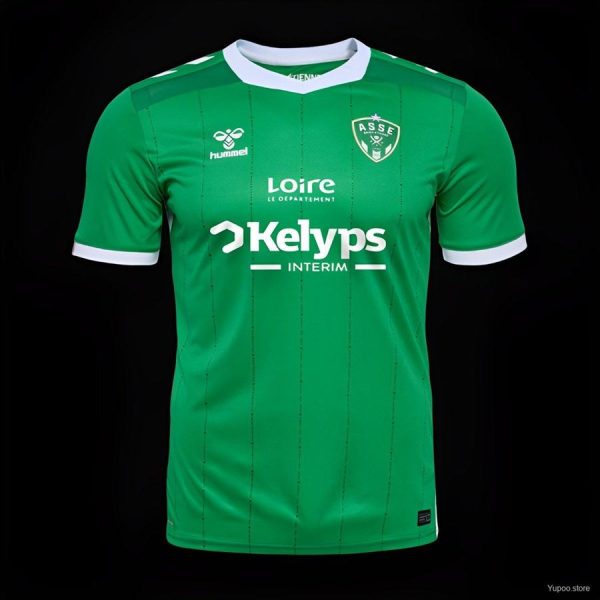 Camisa Futebol AS Saint Étienne 2024 2025 Principal ASSE