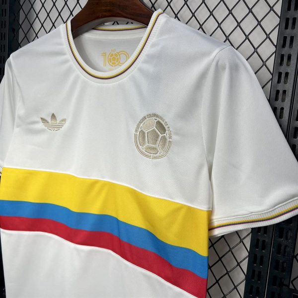 Colombie maillot foot 100 ans 2024 2025