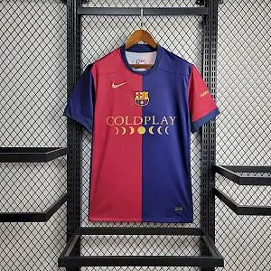 Camiseta Futbol FC Barcelona 2024 2025 Local Coldplay