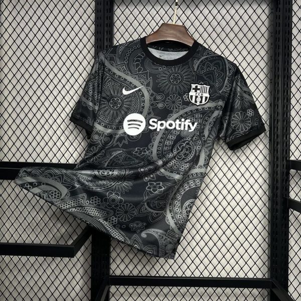 FC Barcelone maillot foot noir concept 2024 2025