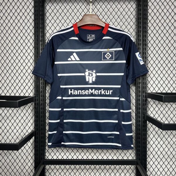 Camisa de futebol visitante do Hamburgo 2024 2025